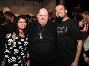 Sanober and Lokesh with One of the Greatest Tattoo artists